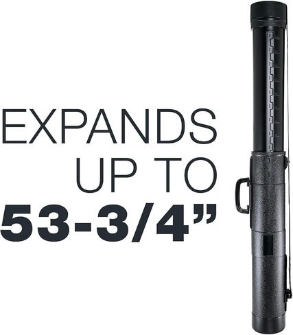 U.S. Art Supply Large Black Telescoping Drafting Tube - Outside Diameter: 5-1/2 inch, Inside Diameter: 5 inch, Length: 31-5/8 to 53-3/4 inches in Saudi Arabia