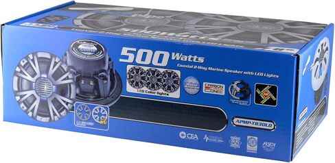 Audiopipe APMP Marine Speakers with LED lights in Saudi Arabia