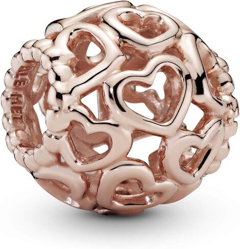 Pandora Jewelry Open Your Heart Rose Charm, With Gift Box in Saudi Arabia