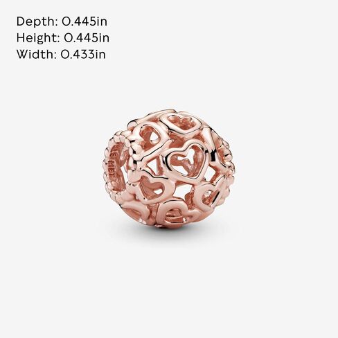 Pandora Jewelry Open Your Heart Rose Charm, With Gift Box in Saudi Arabia
