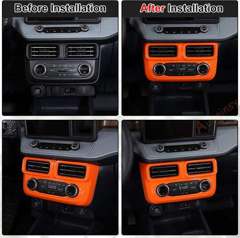 Car Center Console Air Outlet Cover Compatible with Ford Maverick 2022-2024 Car Air Conditioner Mode Switch Panel Decorative Cover Air Outlet Vent Frame Panel Cover Trim Protect Interior Accessories in Saudi Arabia