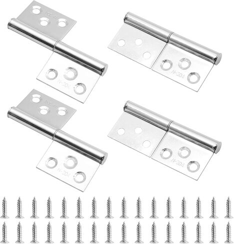 Yoohey 4PCS Flag Hinges 2.5 Inch Lift Off Hinge 304 Stainless Steel Door Hinges in Saudi Arabia