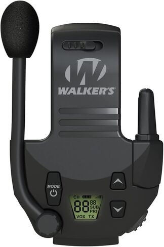 كمامة Walker's Razor الإلكترونية الرفيعة مع حزمة مرفقات جهاز الاتصال اللاسلكي in Saudi Arabia