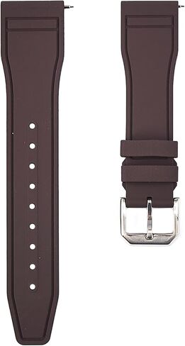 سوار ساعة مطاطي FKM - متوافق مع IWC Schaffhausen - حزام ساعة سريع التحرير 20 مم، 22 مم in Kuwait