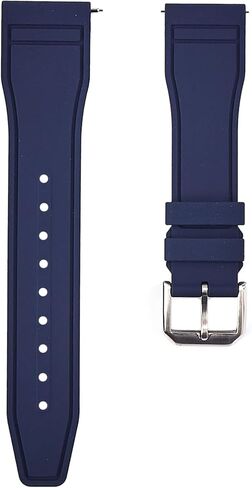 سوار ساعة مطاطي FKM - متوافق مع IWC Schaffhausen - حزام ساعة سريع التحرير 20 مم، 22 مم in Kuwait