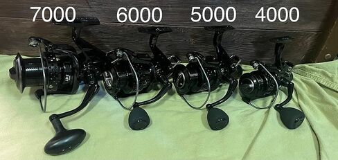 بكرة دوارة Apex Predator Baitrunner من سلسلة 4000-7000 بوزن 46 رطل بحد أقصى للسحب in Kuwait