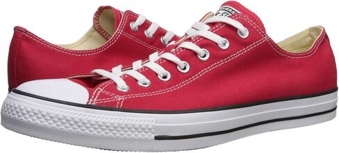 Converse Chuck Taylor All Star Shoes (M9696) Low Top in Red, 11 Mens / 13 Womens, Red in Saudi Arabia