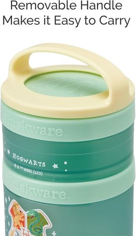 Whiskware Harry Potter Stackable Snack Containers for Kids and Toddlers, 3 Stackable Snack Cups for School and Travel, Hogwarts in Saudi Arabia
