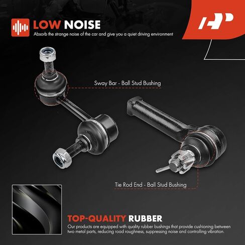 A-Premium Set of 8, Front & Rear Sway Bar Link, Front Inner Outer Tie Rod End, Compatible with Honda CR-V 2007 2008 2009 2010 2011 L4 2.4L in Saudi Arabia