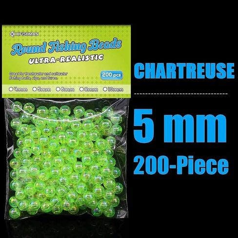 XFISHMAN-Fishing-Beads-for-Fishing-Rigs-Lures-Salmon-Trout-Steelhead-Beads-Saltwater-Freshwater-Bead-5mm 6mm 8mm 10mm Assorted in Saudi Arabia