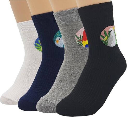 Women's Sweet Animal Cotton Blend Socks Set One Size Fits All in Kuwait