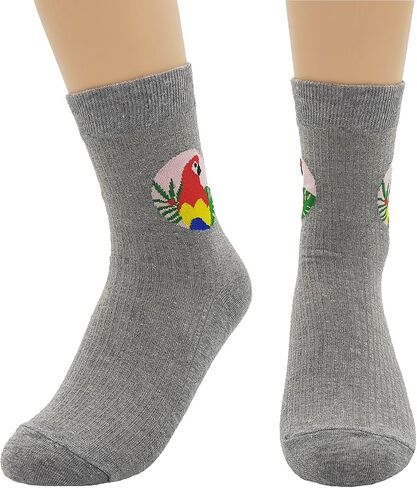 Women's Sweet Animal Cotton Blend Socks Set One Size Fits All in Kuwait