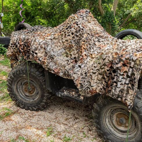 LOOGU Camo Netting, Camouflage Netting Camouflage Net Blinds for Sunshade, Camping, Shooting and Hunting and Many More in Kuwait