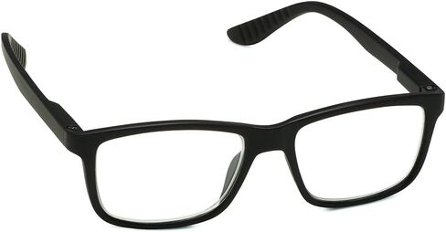 ICU Eyewear ScreenVision Blue Light Blue Light Reading Glasses - Square Matte Tortoise - Lucas - +1.25 in Saudi Arabia