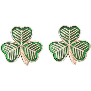 St Patrick's day Irish Ireland Shamrock Clover Enamel Lapel Pin