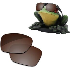 Acefrog AR Coated Polarized Replacement Lenses for Oakley Bottle Rocket OO9164 Sunglasses - Flash Bronze