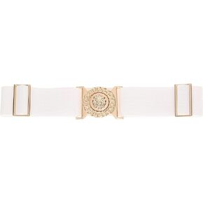 BSLLNEK Women's Stretchy Vintage Belt Retro Elastic Wide Waist Cinch Belts Waistband For Dresses