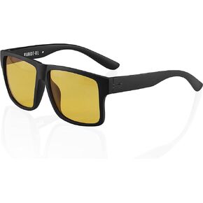 نظارات TOROE نظارات HD مستقطبة للرؤية الليلية نطاق القيادة إطار كبير للغاية نظارات خفيفة الوزن متينة TR90 إطار أسود غير لامع in Kuwait