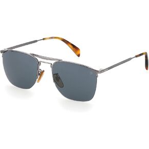 David Beckham DB 1001/S RUTHENIUM/BLUE GREY 55/20/145 men Sunglasses