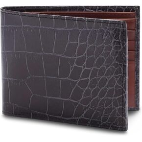 بوسكا محفظة كروكو كونتيننتال لبطاقة الهوية من فيناتج، كروكو/بني داكن، مقاس واحد، محفظة فيناتج كروكو كونتيننتال لبطاقة الهوية in Kuwait