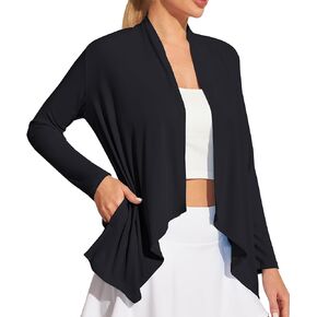 Ewedoos UPF 50+ Lightweight Cardigan for Women Sun Protection Shirts Long Sleeve with Pockets Summer Cardigan Quick Dry
