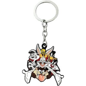 Loney Tunes Keychain Classic Anime Bug Bnny Keychain Girls Women and Men