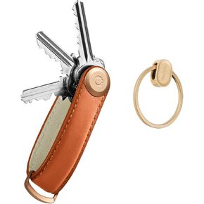 Orbitkey Gift Set | Limited Edition Top Grain Leather Key Organiser Colourway paired Ring v2