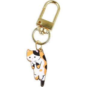 POYAMUSE Lovely Cat Keychain Kitty Keyring for Women Men Pet Memorial Jewelry