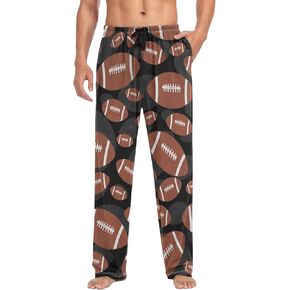 Men's Pajama Pants with Pockets Loose Lounge Sleepwear Long Pjs Bottoms