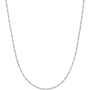 بلينغ فور يور باك الصلبة 925 الفضة الاسترليني 1mm الإيطالية فيجارو ربط سلسلة قلادة 14 "- 24" in Kuwait