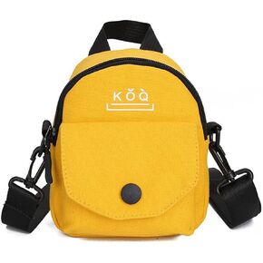 FuninCrea Canvas Messenger Bag, Cute and Fashion Canvas Shoulder Bag Crossbody Phone Bag With Zipper