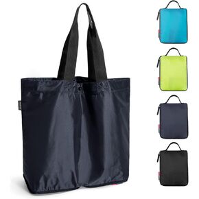 احزمي حقيبة حمل خفيفة الوزن وقابلة للتعبئة سعة 16 لترًا، وحقيبة بقالة قابلة للطي مقاومة للماء، وحقيبة تسوق قابلة لإعادة الاستخدام in Kuwait