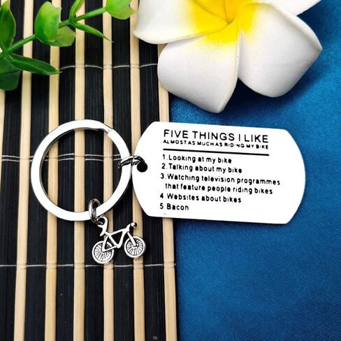 هدية مضحكة لراكبي الدراجات النارية، سلسلة مفاتيح لراكبي الدراجات، خمسة أشياء أحبها تقريبًا مثل ركوب دراجتي، سلسلة مفاتيح رياضية، سلسلة مفاتيح لركوب الدراجات، هدية لراكبي الدراجات النارية، هدية مغامرة لراكبي الدراجات in Kuwait