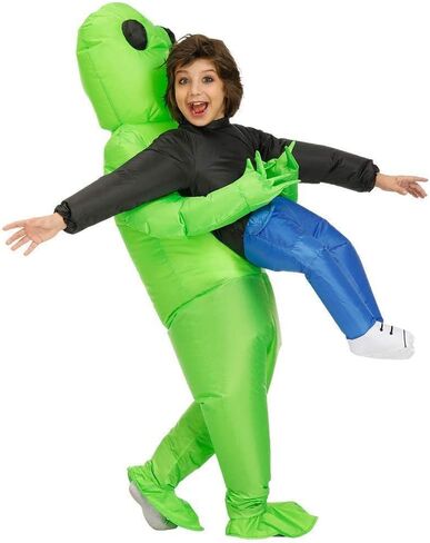 Inflatable Costume Alien Costume Fancy Blow Up Costume Halloween Cosplay Fantasy Costume for Kids in Saudi Arabia