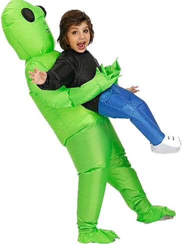 Inflatable Costume Alien Costume Fancy Blow Up Costume Halloween Cosplay Fantasy Costume for Kids in Saudi Arabia