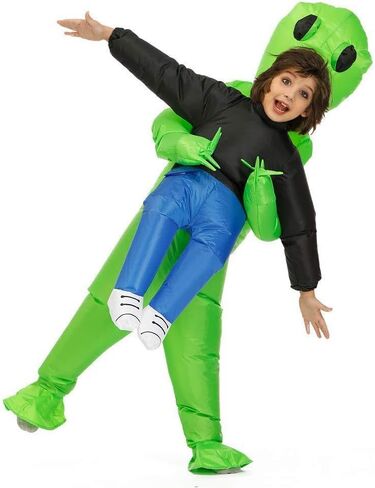 Inflatable Costume Alien Costume Fancy Blow Up Costume Halloween Cosplay Fantasy Costume for Kids in Saudi Arabia