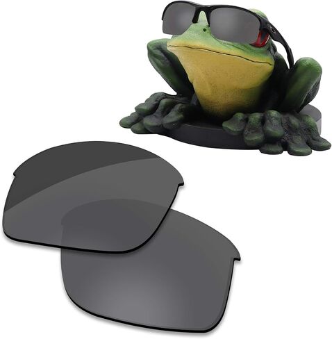 Acefrog AR Coated Polarized Replacement Lenses for Oakley Bottle Rocket OO9164 Sunglasses - Flash Bronze in Saudi Arabia