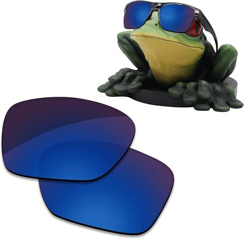 Acefrog AR Coated Polarized Replacement Lenses for Oakley Bottle Rocket OO9164 Sunglasses - Flash Bronze in Saudi Arabia