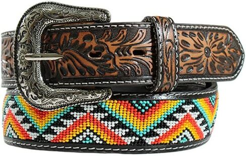 Nocona Ladies Zig Zag Beaded Belt in Saudi Arabia