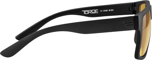 نظارات TOROE نظارات HD مستقطبة للرؤية الليلية نطاق القيادة إطار كبير للغاية نظارات خفيفة الوزن متينة TR90 إطار أسود غير لامع in Kuwait