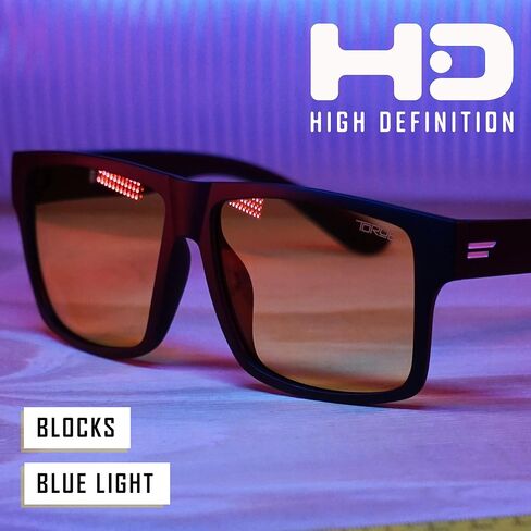 نظارات TOROE نظارات HD مستقطبة للرؤية الليلية نطاق القيادة إطار كبير للغاية نظارات خفيفة الوزن متينة TR90 إطار أسود غير لامع in Kuwait