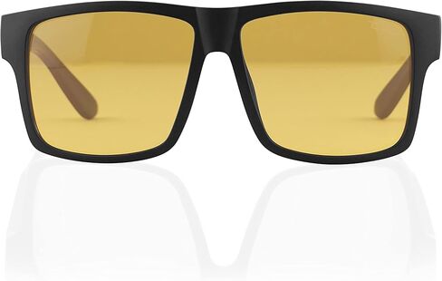 نظارات TOROE نظارات HD مستقطبة للرؤية الليلية نطاق القيادة إطار كبير للغاية نظارات خفيفة الوزن متينة TR90 إطار أسود غير لامع in Kuwait