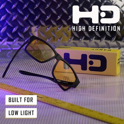 نظارات TOROE نظارات HD مستقطبة للرؤية الليلية نطاق القيادة إطار كبير للغاية نظارات خفيفة الوزن متينة TR90 إطار أسود غير لامع in Kuwait