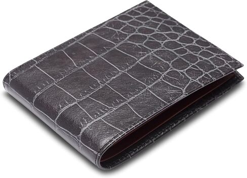 بوسكا محفظة كروكو كونتيننتال لبطاقة الهوية من فيناتج، كروكو/بني داكن، مقاس واحد، محفظة فيناتج كروكو كونتيننتال لبطاقة الهوية in Kuwait