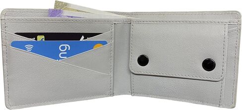 Genuine Leather Anti-theft RFID-Blocking 3D Dragon Printed Gifting Bifold Wallet with Detachable Credit Card Case for Men (Card Wallet - Skin Black) in Saudi Arabia