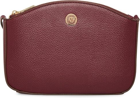 Anne Klein Triple Compartment Crossbody, Cranberry in Saudi Arabia