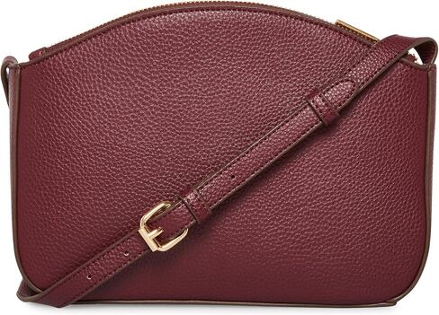 Anne Klein Triple Compartment Crossbody, Cranberry in Saudi Arabia