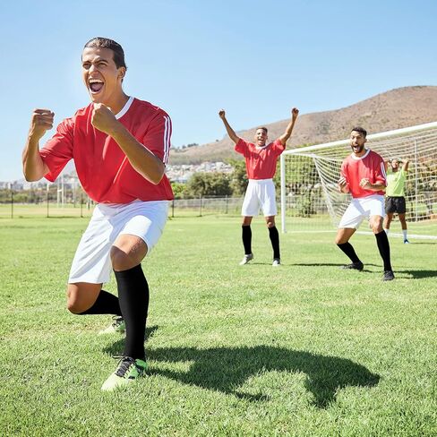 هيركيهسي 15 زوج من جوارب كرة القدم السوداء الرياضية ضغط أنبوب سوفتبول للجنسين جوارب الركبة لكرة القدم البيسبول للشباب الرجال النساء الأولاد البنات متعددة الرياضات، اسود، مقاس واحد, أسود, مقاس واحد in Saudi Arabia