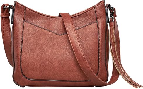 Lady Conceal Concealed Carry Emery Crossbody with RFID Slim Wallet (Black) in Saudi Arabia