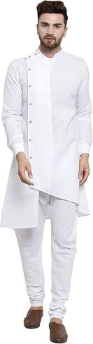 Elina fashion بيجامة كورتا قطن هندية للرجال || مجموعة كورتا بيجاما لحفلات الزفاف العرقية لديوالي بوجا in Kuwait